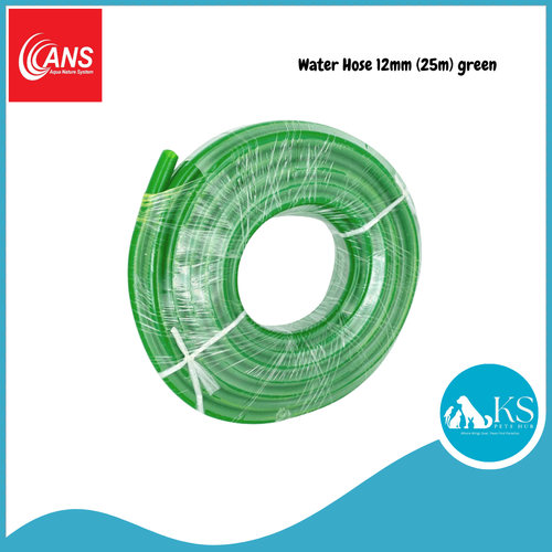 ANS Water Hose 12mm (25m) Green Fish & Aquatic