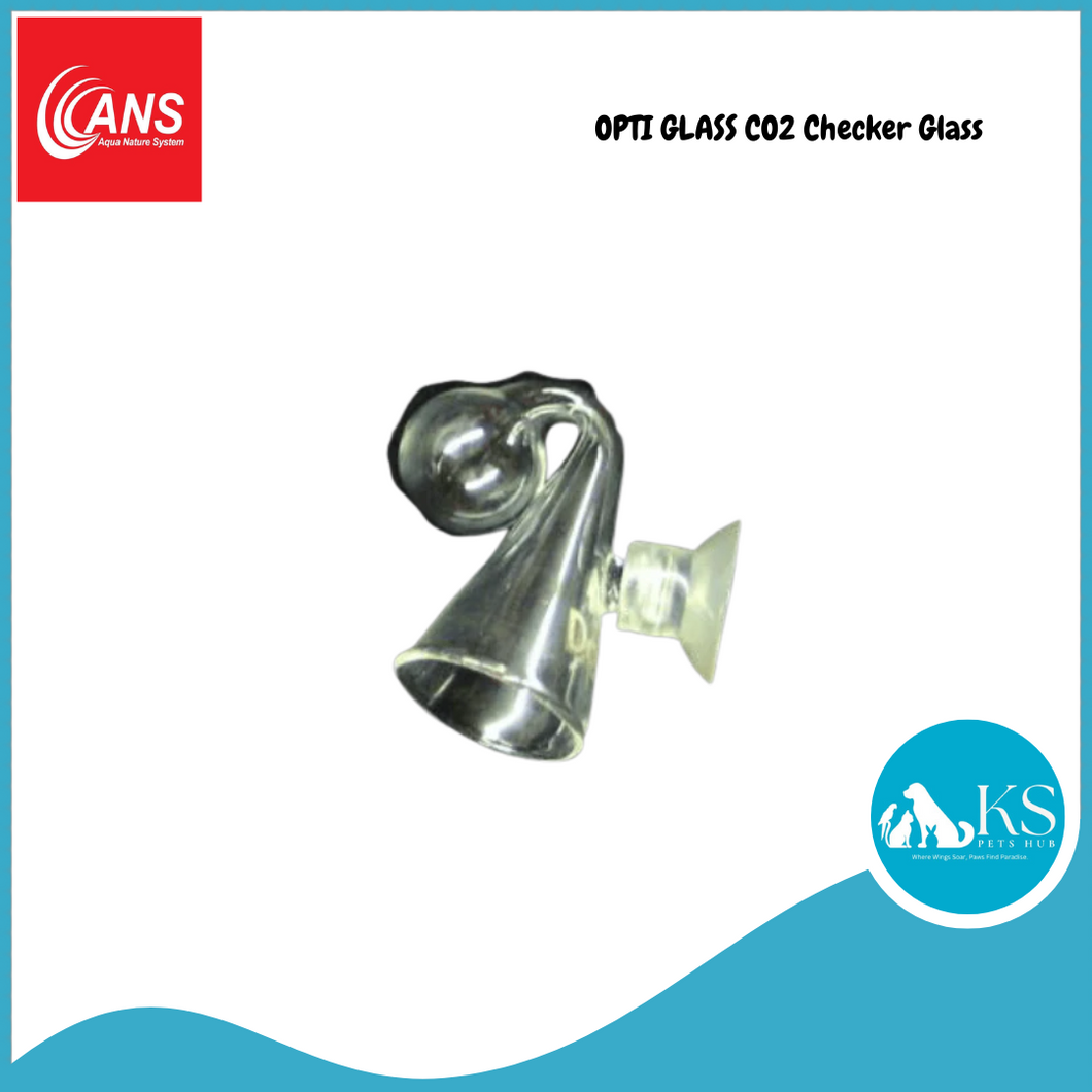 ANS OPTI GLASS CO2 Checker Glass Fish & Aquatic