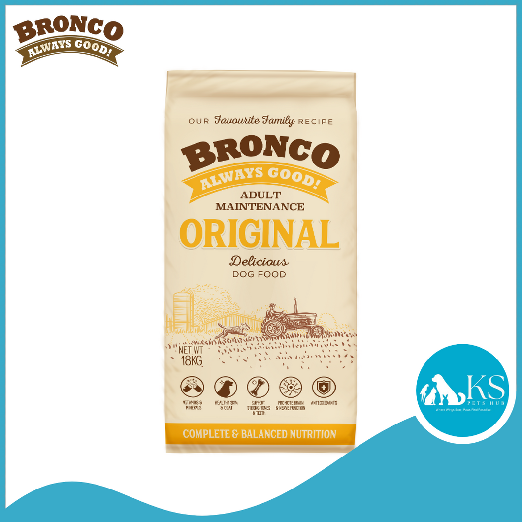 Bronco Original Adult Maintenance 18kg Dog Feed