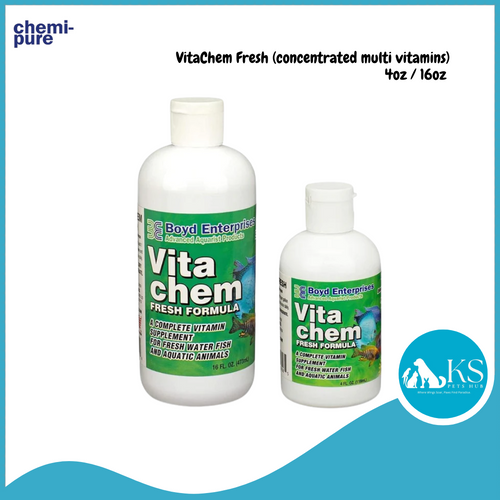 BOYD ChemiPure VitaChem Fresh 4oz / 16oz (concentrated multi vitamins) Fish & Aquatic