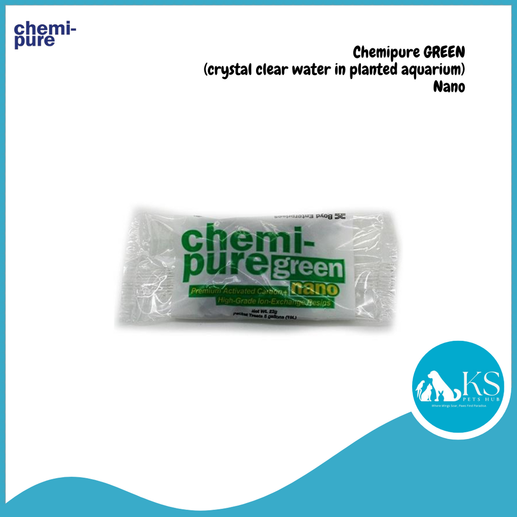BOYD Chemipure GREEN (crystal clear water in planted aquarium) Nano / 5oz / 11oz Fish & Aquatic