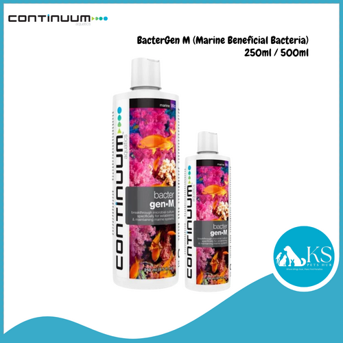 CONTINUUM BacterGen M (Marine Beneficial Bacteria) 250ml / 500ml Fish & Aquatic