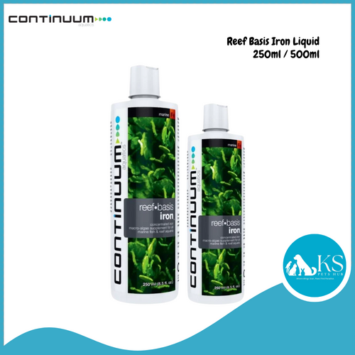 CONTINUUM Reef Basis Iron Liquid 250ml / 500ml Fish & Aquatic