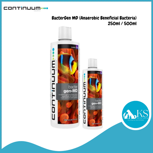 CONTINUUM BacterGen MD (Anaerobic Beneficial Bacteria) 250ml / 500ml Fish & Aquatic
