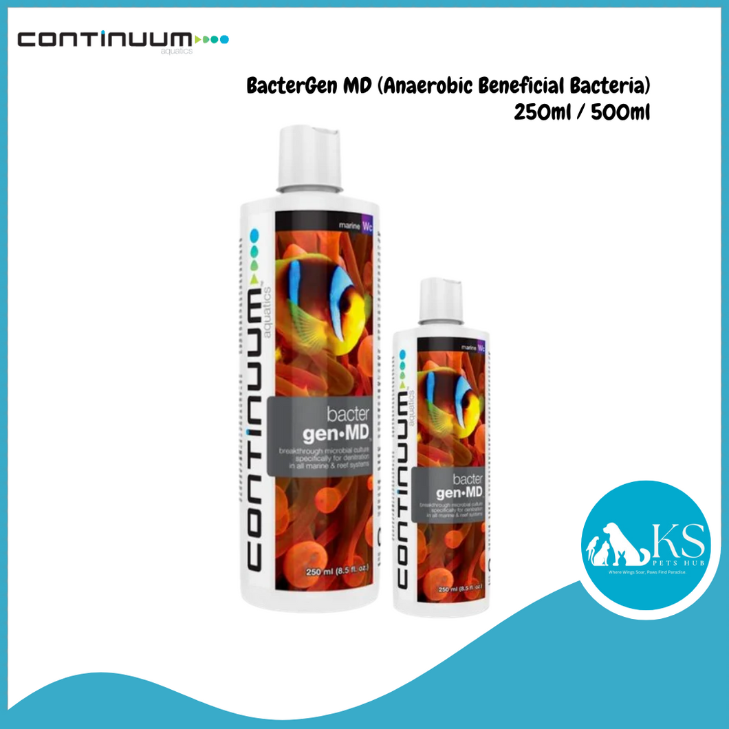 CONTINUUM BacterGen MD (Anaerobic Beneficial Bacteria) 250ml / 500ml Fish & Aquatic