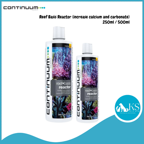 CONTINUUM Reef Basis Reactor (increase calcium and carbonate) 250ml / 500ml Fish & Aquatic