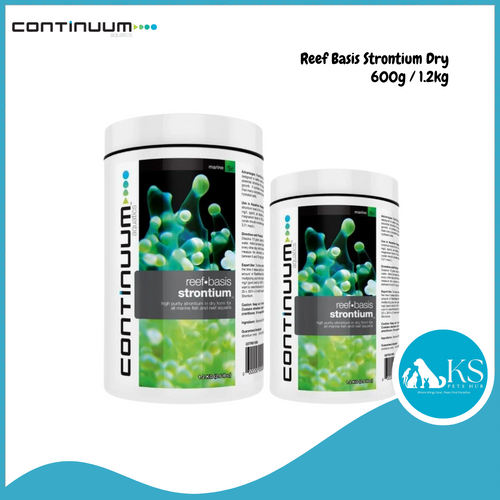 CONTINUUM Reef Basis Strontium Dry 600g /1.2kg Fish & Aquatic
