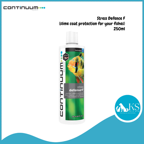 CONTINUUM Stress Defence F (slime coat protection for your fishes) 250ml Fish & Aquatic