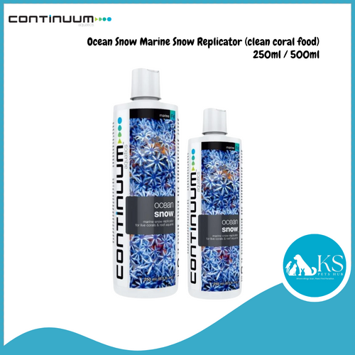 CONTINUUM Ocean Snow Marine Snow Replicator (clean coral food) 250ml / 500ml Fish & Aquatic