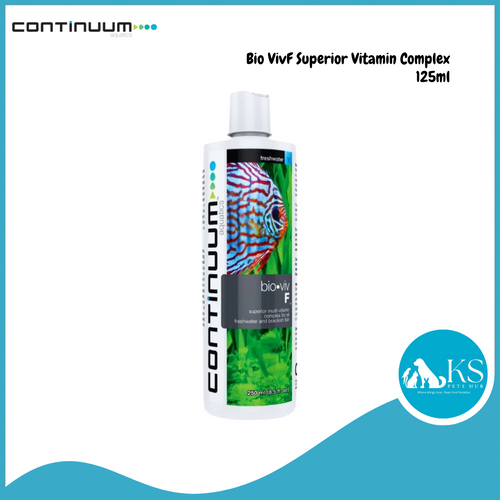 CONTINUUM Bio VivF Superior Vitamin Complex 125ml Fish & Aquatic