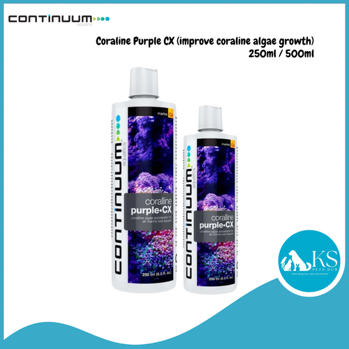 CONTINUUM Coraline Purple CX (improve coraline algae growth) 250ml / 500ml Fish & Aquatic