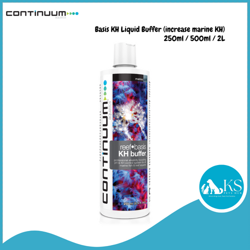 CONTINUUM Basis KH Liquid Buffer (increase marine KH) 250ml / 500ml / 2L Fish & Aquatic