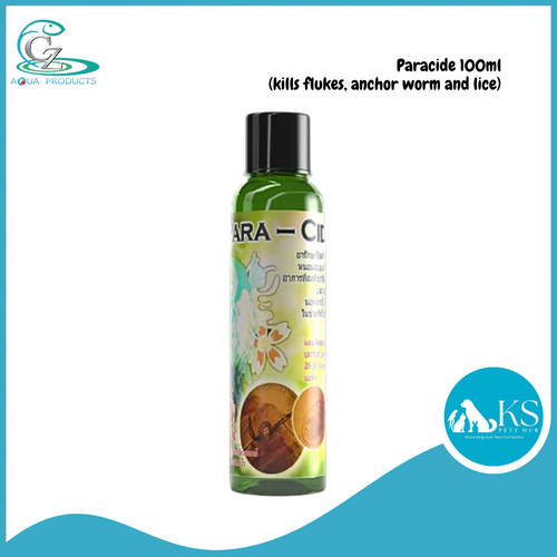 CZ Aqua Paracide 100ml (kills flukes, anchor worm and lice) Fish & Aquatic