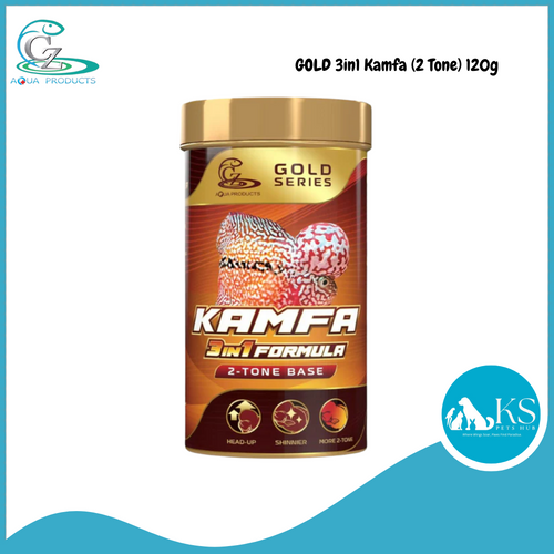 CZ Aqua GOLD 3in1 Kamfa (2 Tone) 120g Fish Feed