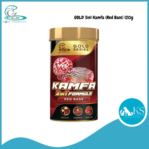 CZ Aqua GOLD 3in1 Kamfa (Red Base) 120g Fish Feed