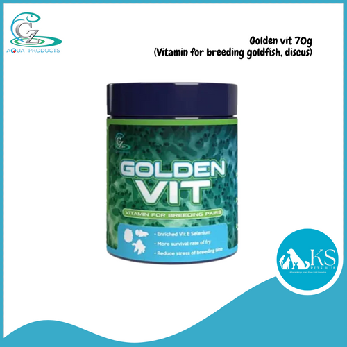 CZ Aqua Golden vit 70g (Vitamin for breeding goldfish, discus) Fish & Aquatic