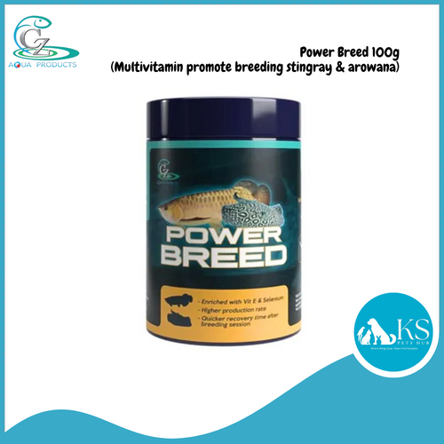 CZ Aqua Power breed 100g (Multivitamin promote breeding stingray & arowana) Fish & Aquatic