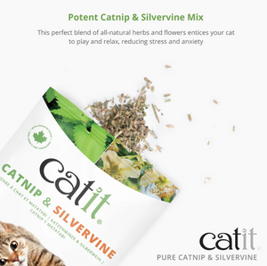 Catit Catnip & Silvervine Powder for Cats 28g (44774)