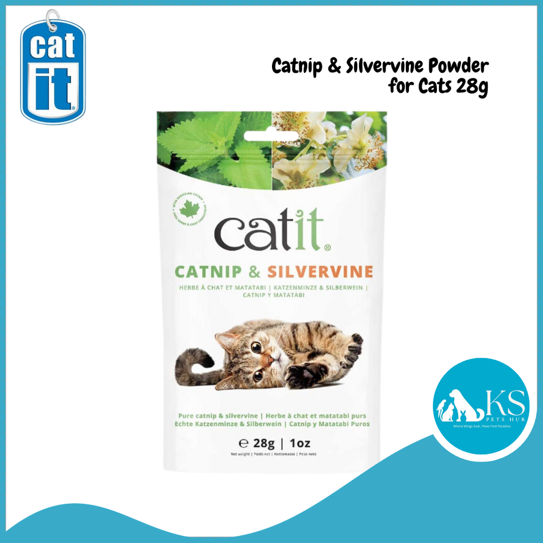 Catit Catnip & Silvervine Powder for Cats 28g (44774)