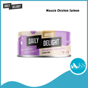Daily Delight Mousse Canned Cat Food 70g (Single / Carton)