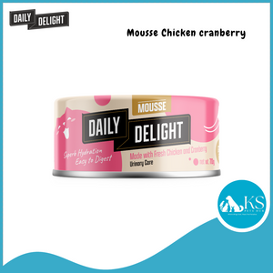 Daily Delight Mousse Canned Cat Food 70g (Single / Carton)