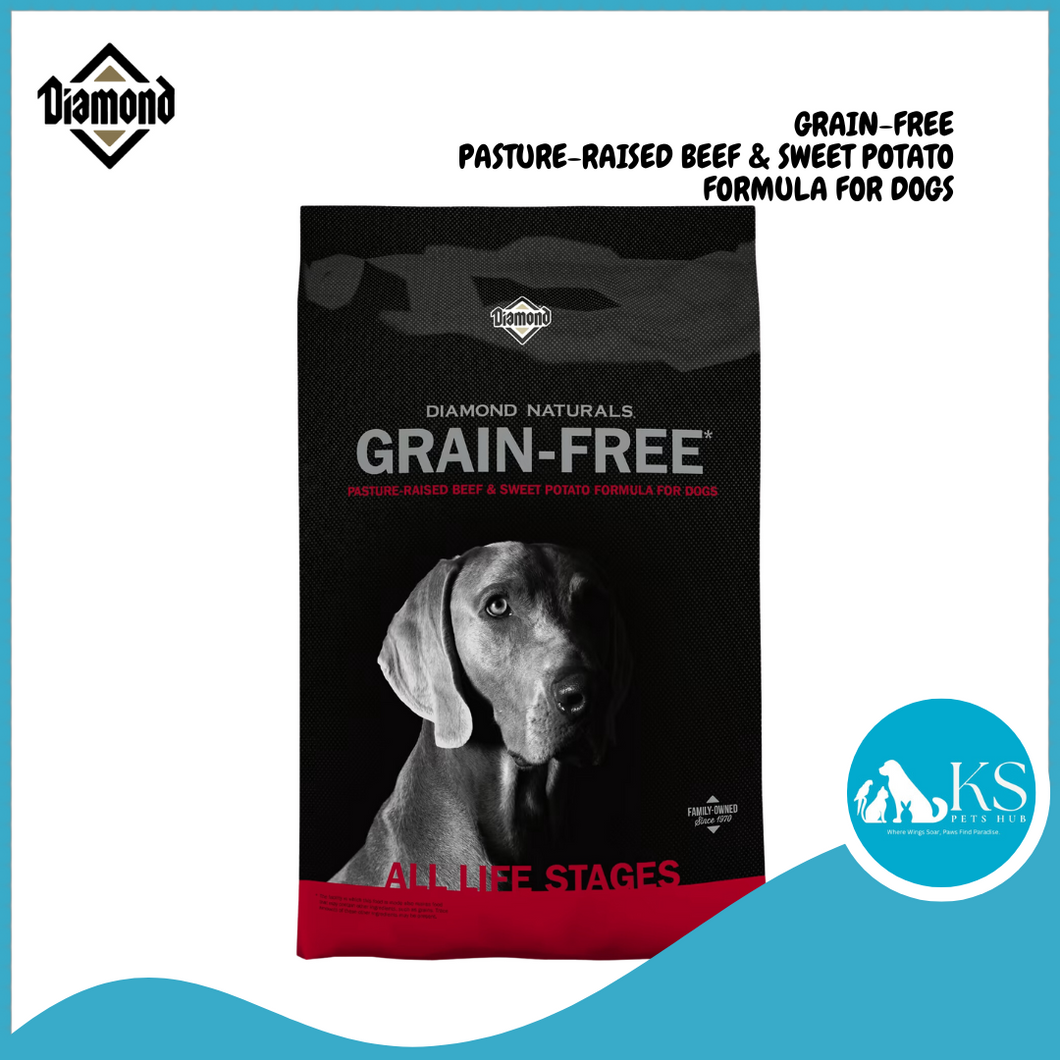 Diamond Naturals Grain Free Pasture-Raised Beef & Sweet Potato Formula For Dogs 5lb(2.27kg)