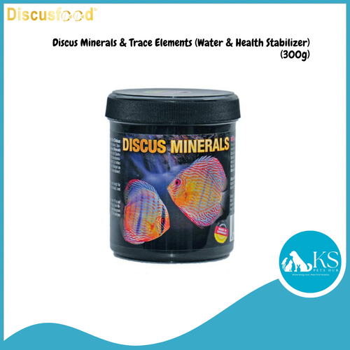 Discus Minerals & Trace Elements (Water & Health Stabilizer) (300g) Fish & Aquatic