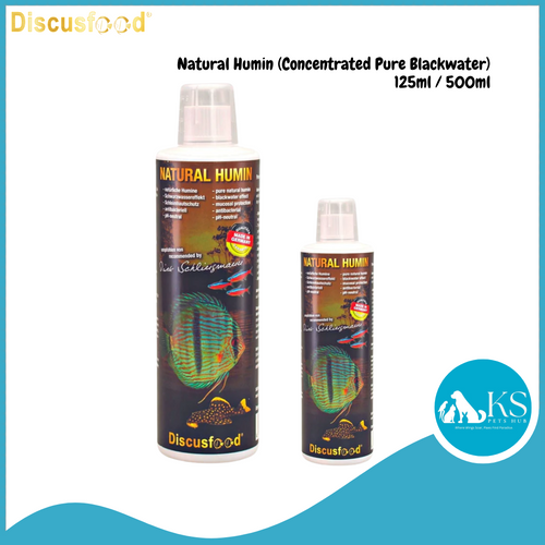 DiscusFood Natural Humin (Concentrated Pure Blackwater) 125ml / 500ml Fish & Aquatic