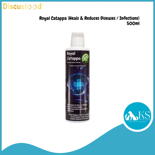 DiscusFood Royal Catappa (Heals & Reduces Diseases / Infections) 500ml Fish & Aquatic