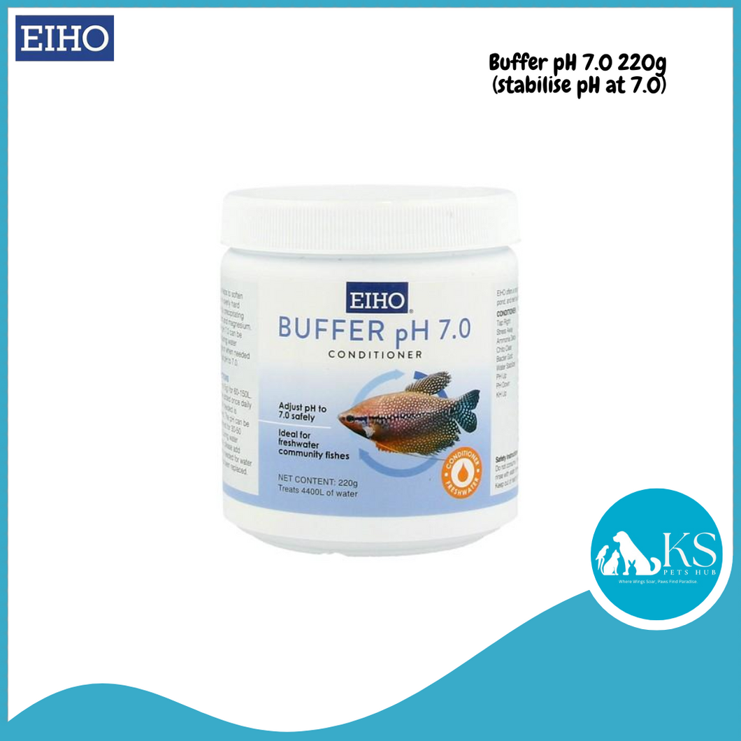 EIHO Buffer pH 7.0 220g (stabilise pH at 7.0) Fish & Aquatic