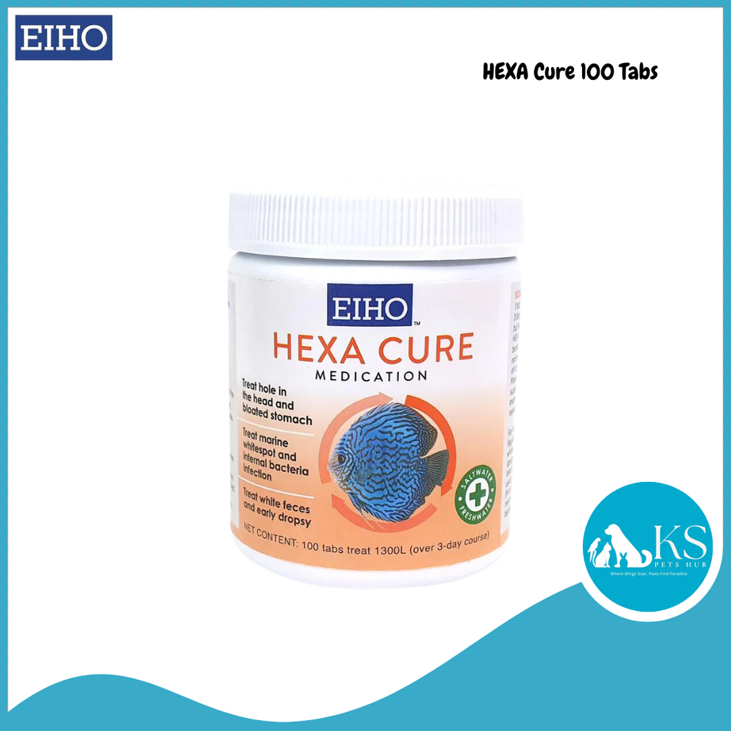 EIHO HEXA Cure 100 Tabs Fish & Aquatic