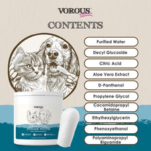 Load image into Gallery viewer, Vorous Wellness Grooming Finger Wipes For Pets 50pcs