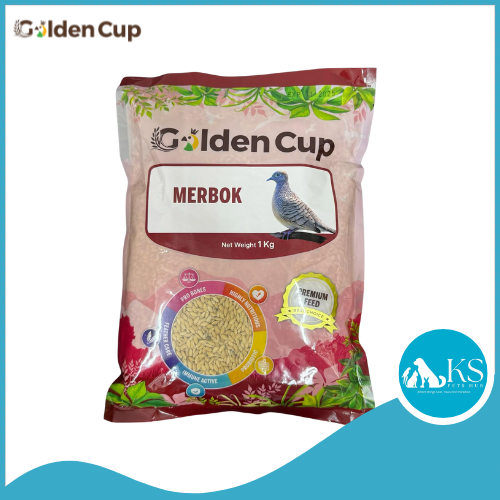 Golden Cup Merbok Bird Feed - Padi - 1kg