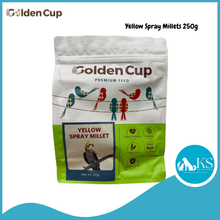 Load image into Gallery viewer, Golden Cup Spray Millet (Yellow / Red) 250g Bird Food