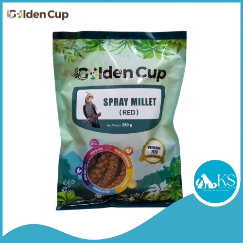 Golden Cup Spray Millet (RED) 250g