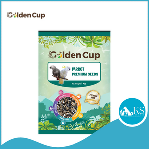 Golden Cup Parrot Premium Mix Seeds 25kg for Parrots Bird Food Diet