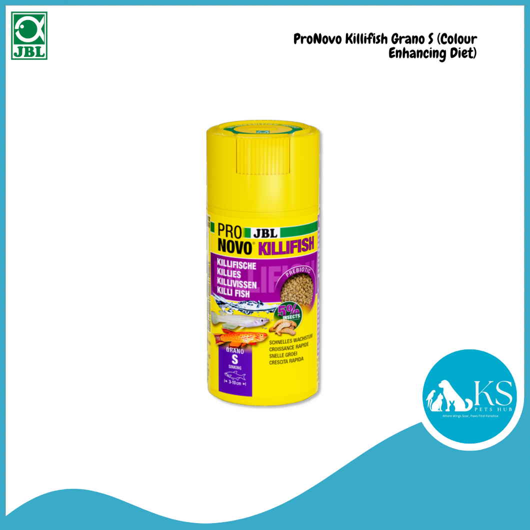 JBL ProNovo Killifish Grano S (Colour Enhancing Diet) 100ml Fish Feed