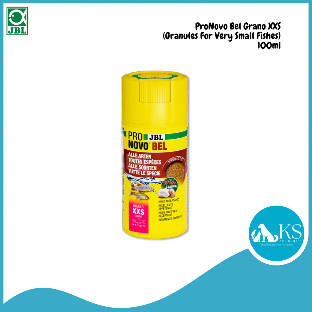 JBL ProNovo Bel Grano XXS (Granules For Very Small Fishes) 100ml Fish Feed