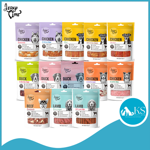 Jerky Time Dog Treats 80g Assorted Flavors