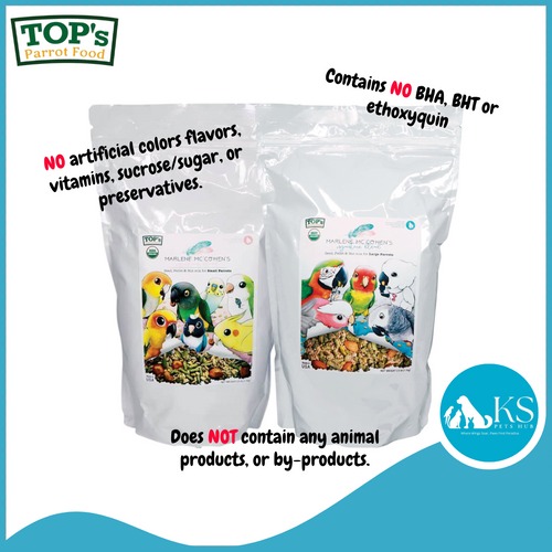 TOP's Marlene Mc'Cohen's Signature Small Birds / Large Bird 2.5lb (1.1kg) Parrot Feed