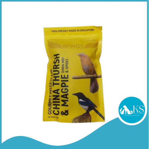Wings Gourmet Pellets For China Thrust & Magpie (Hwa Mei & Opek)