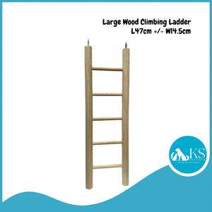 KSPH Large Wood Climbing Ladder 5 Steps