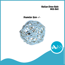 Load image into Gallery viewer, KSPH Rattan Chew Ball With Bell
