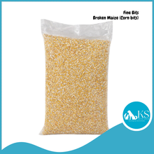 Load image into Gallery viewer, KSPH Fine &amp; Medium Broken Corn / Maize Bits – Fresh, Clean &amp; Ready for Feeding 1kg / 3kg Chicken Bird Feed