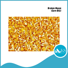Load image into Gallery viewer, KSPH Fine &amp; Medium Broken Corn / Maize Bits – Fresh, Clean &amp; Ready for Feeding 1kg / 3kg Chicken Bird Feed