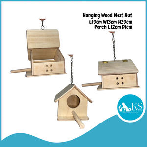 KSPH Hanging Wooden Nest Hut SJB-008