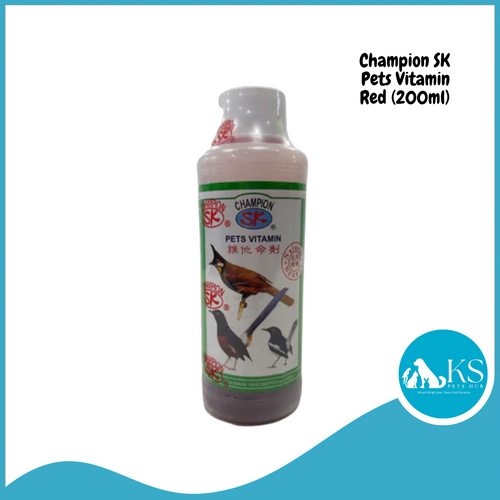 Champion SK Pets Vitamin 200ml (Red)