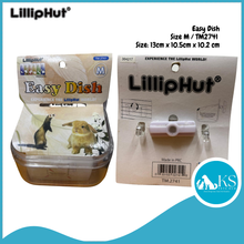 Load image into Gallery viewer, Lilliphut Easy Transparent Food Bowl (TM2740(S)) / (TM2741 (M)) For Small Animals