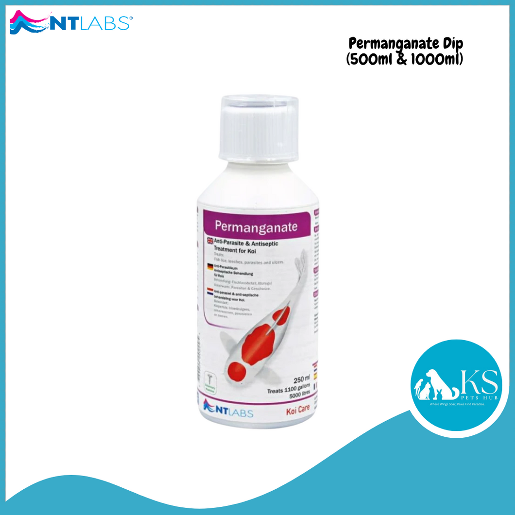 NT Labs Permanganate Dip (500ml & 1000ml) Fish & Aquatic
