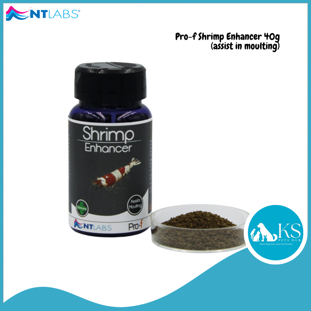 NT LABS Pro-f Shrimp Enhancer 40g (assist in moulting) Fish & Aquatic Food